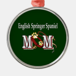Ornamento De Metal Inglês Springer Spaniel Mamãe Oferta