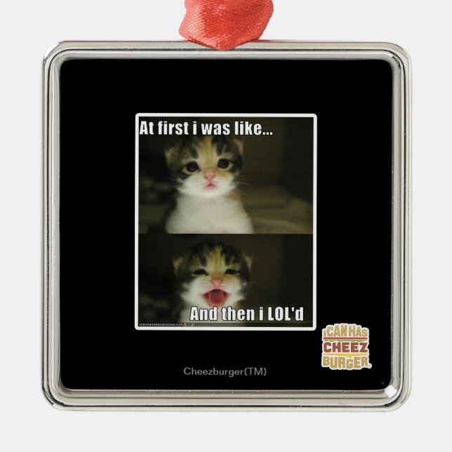 Ornamento De Metal Início no eu era como (Frente)