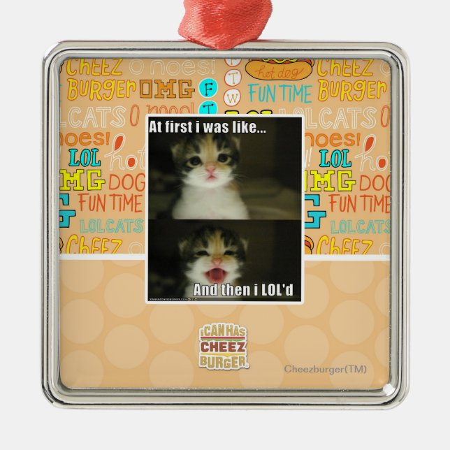 Ornamento De Metal Início no eu era como (Frente)