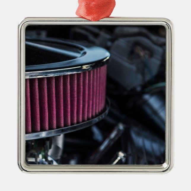 Ornamento De Metal Injeção de ar cromo (Frente)