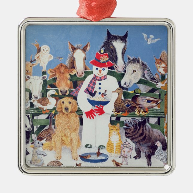 Ornamento De Metal Inquietação (Frente)