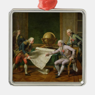 Ornamento De Metal Instruções de doação de Louis XVI ao La Perous