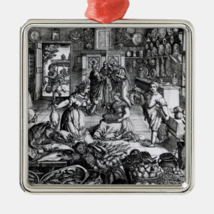 Ornamento De Metal Interior da cozinha