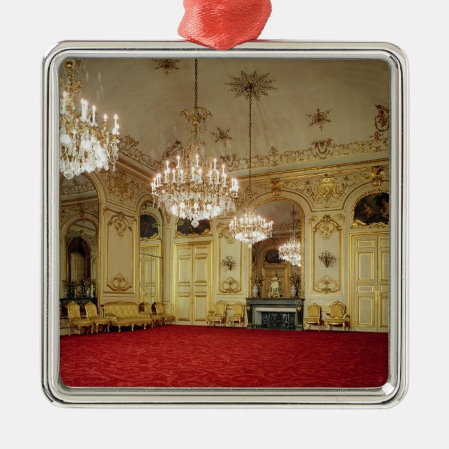 Ornamento De Metal Interior do salão de beleza grande (Frente)