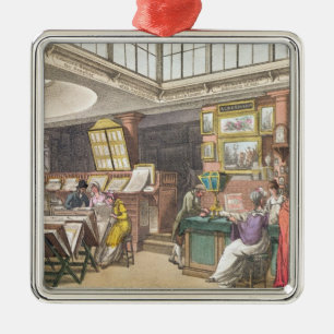 Ornamento De Metal Interior repositório das artes, Lit de Ackermann