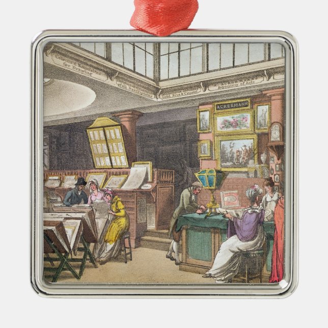 Ornamento De Metal Interior repositório das artes, Lit de Ackermann (Frente)