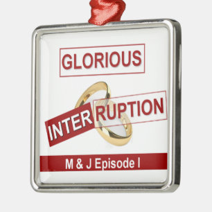 Ornamento De Metal Interrupção Gloriosa: Um Ouro Começando
