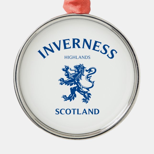 Ornamento De Metal INVERNESS Scotland (Frente)