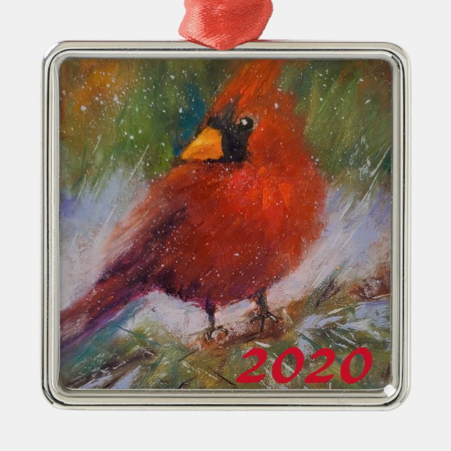 Ornamento De Metal InvernoVisitor 3Ornamento cerâmico (Frente)