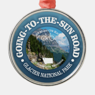 Ornamento De Metal Ir para o Sol (Ciclismo C)