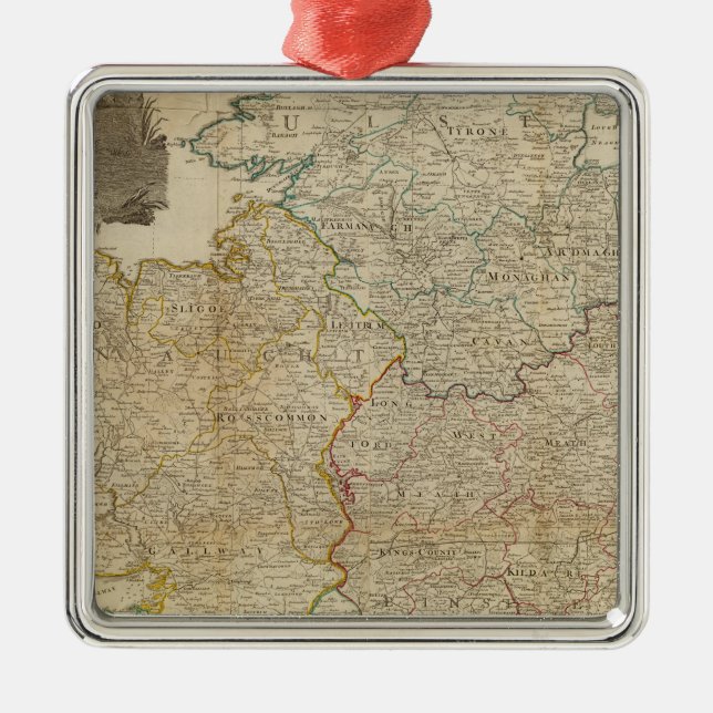 Ornamento De Metal Ireland composto (Frente)