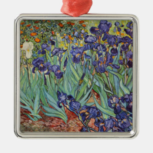 Ornamento De Metal Íris de Van Gogh Pintura Impressionista
