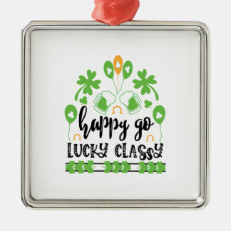 Ornamento De Metal Irish Happy Go Sorcky Classy