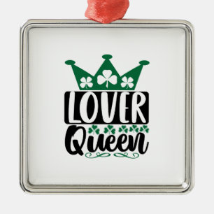 Ornamento De Metal Irish Lover Queen