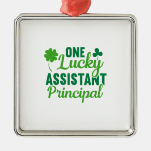 Ornamento De Metal Irish One Lucky Assistant Principal