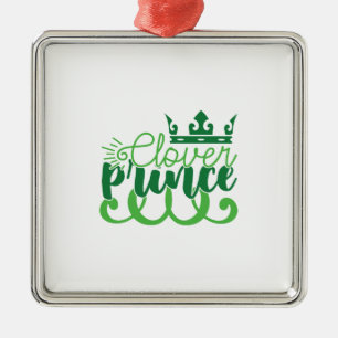 Ornamento De Metal Irlandês Clover Prince