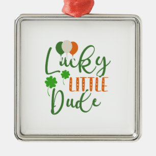 Ornamento De Metal Irlandês Lucky Little Dude