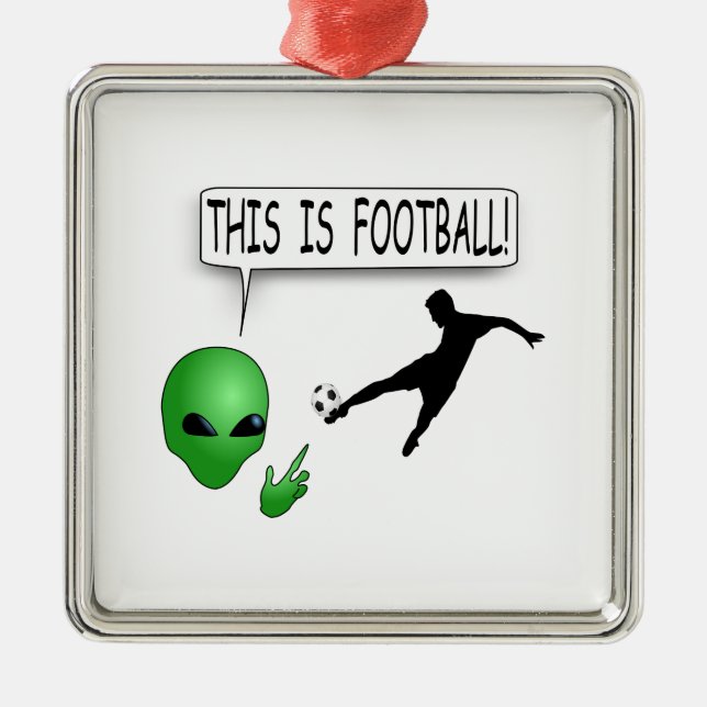 Ornamento De Metal Isto É Futebol (Frente)