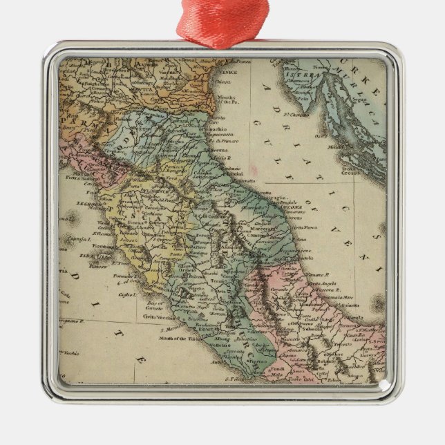 Ornamento De Metal Italia 19 (Frente)