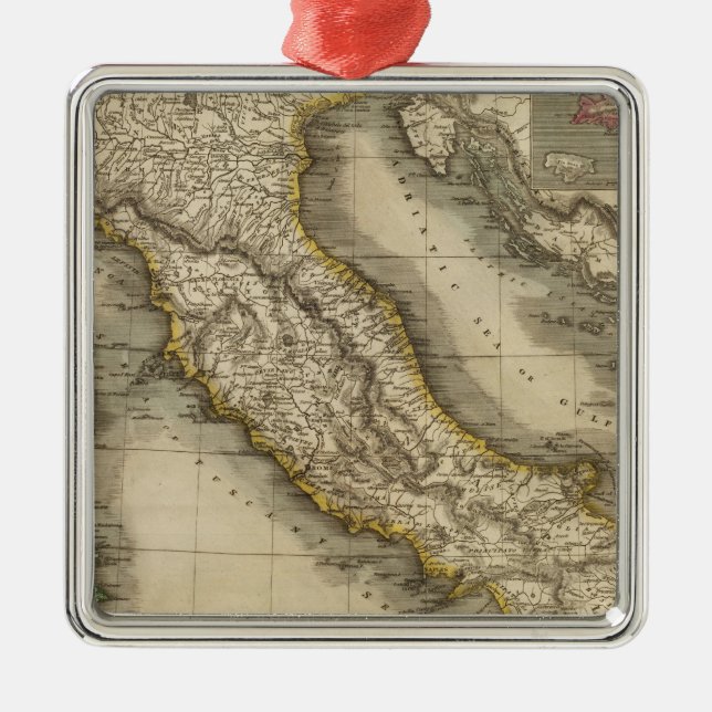 Ornamento De Metal Italia 22 (Frente)