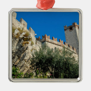 Ornamento De Metal Itália, Malcesine, Lake Garda, Castle Scaligero