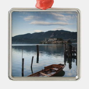 Ornamento De Metal Itália, Província de Novara, Orta San Giulio. Ilha