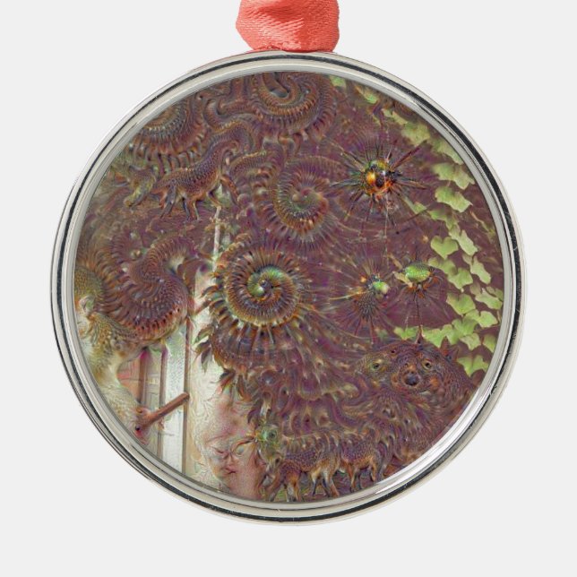 Ornamento De Metal Ivy Dreams (Frente)