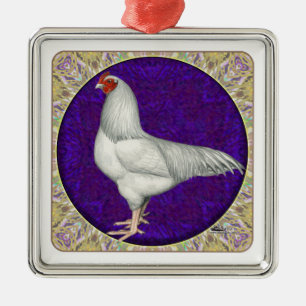 Ornamento De Metal Ixworth Rooster