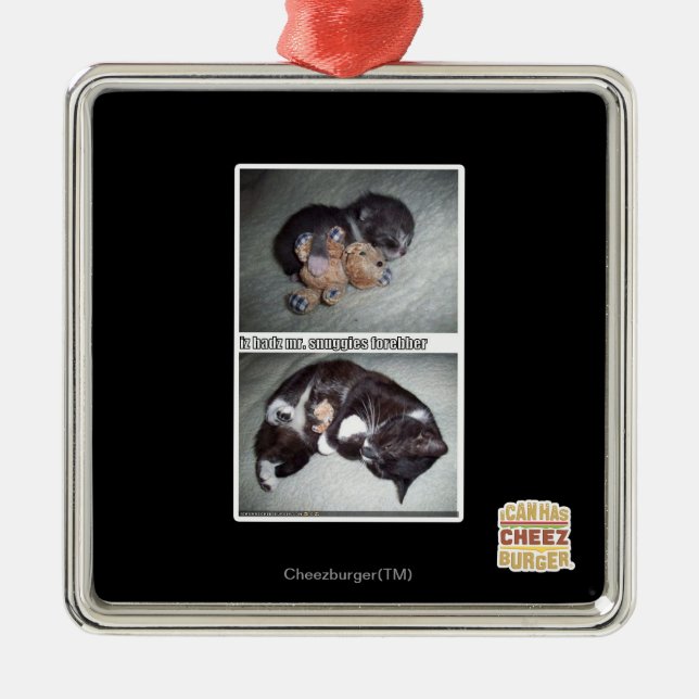 Ornamento De Metal iz hadz sr. telhado de caça (Frente)