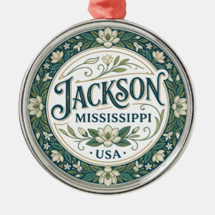 Ornamento De Metal Jackson EUA