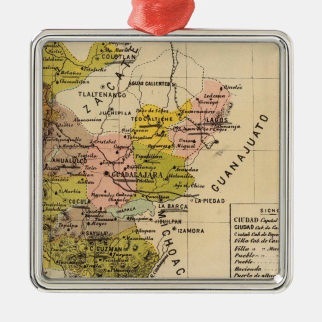 Ornamento De Metal Jalisco, México (Frente)