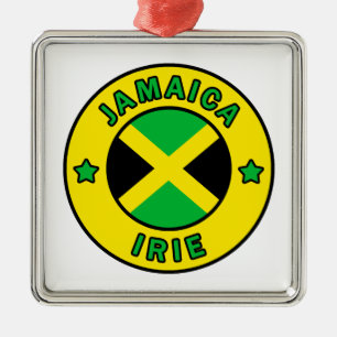 Ornamento De Metal Jamaica Irie