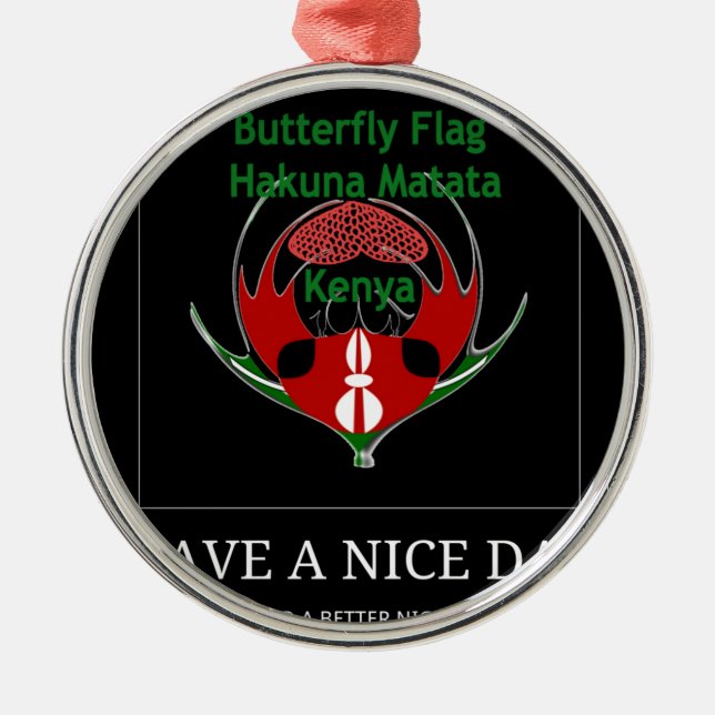 Ornamento De Metal Jambo Kenya (Frente)