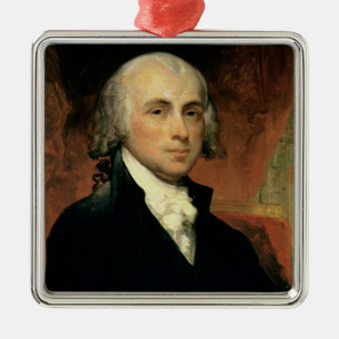 Ornamento De Metal James Madison 2