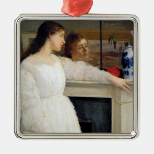 Ornamento De Metal James Whistler - Sinfonia em branco nº 2