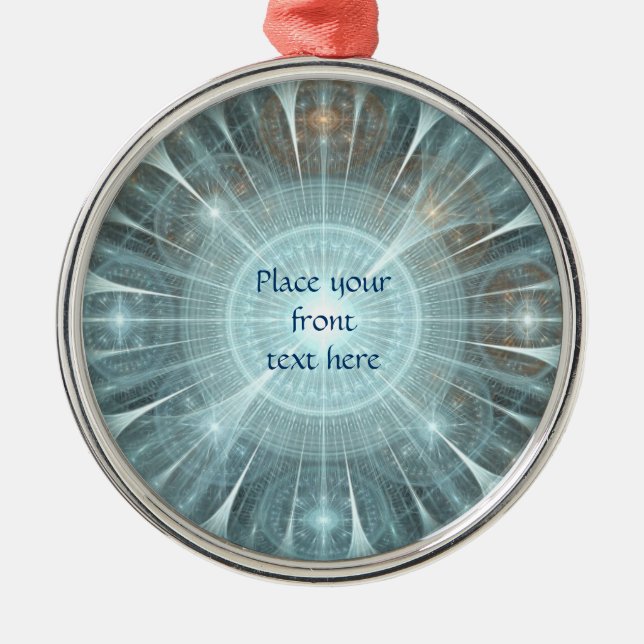 Ornamento De Metal Janela Catedral de Natal (Frente)