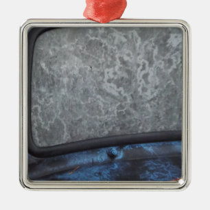 Ornamento De Metal Janela de proteção de caminhão azul