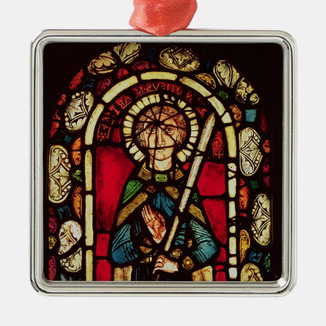 Ornamento De Metal Janela de St. Timothy (Frente)