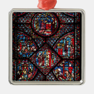 Ornamento De Metal Janela que descreve cenas