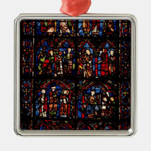 Ornamento De Metal Janela que descreve cenas