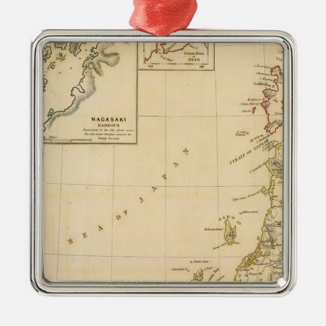Ornamento De Metal Japão, Nagasaki (Frente)