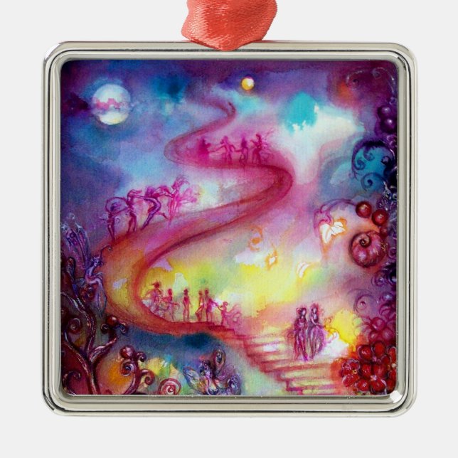 ORNAMENTO DE METAL JARDIM DAS SOMBRAS PERDIDAS- ESCADAS MÍSTICAS (Frente)