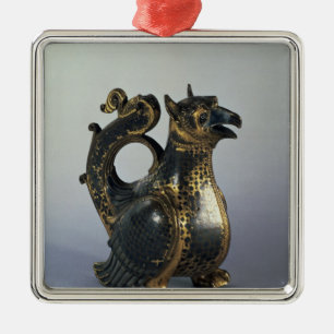 Ornamento De Metal Jarro de água no shapeof um grifo