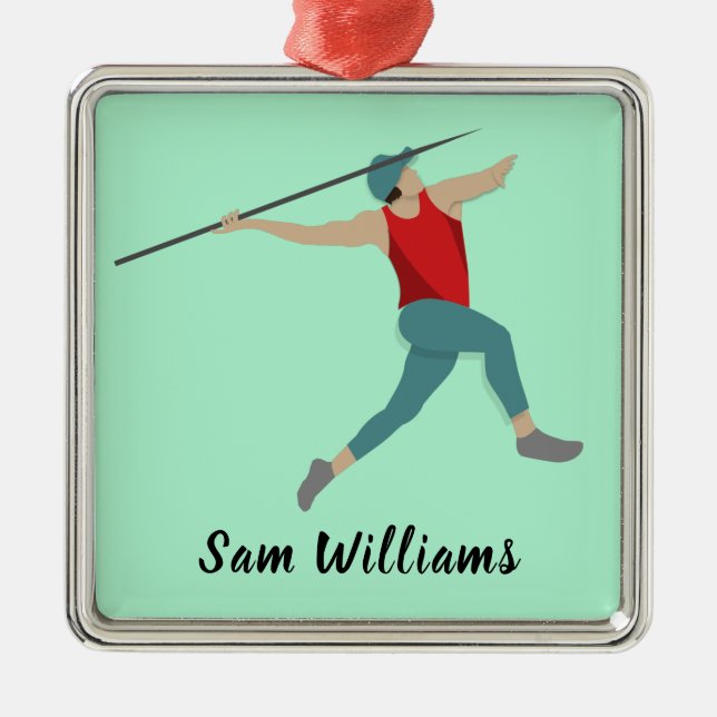 Ornamento De Metal Javelin (Frente)