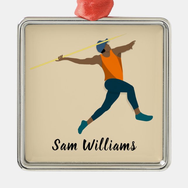 Ornamento De Metal Javelin (Frente)