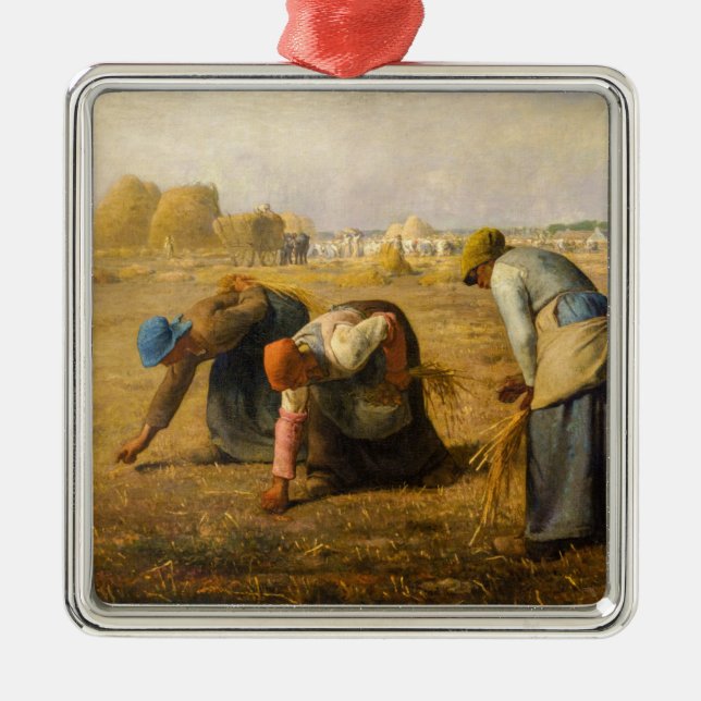 Ornamento De Metal Jean-Francois Millet - The Gleaners (Frente)