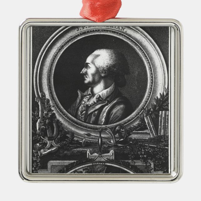 Ornamento De Metal Jean-Pierre Claris de Florian (Frente)