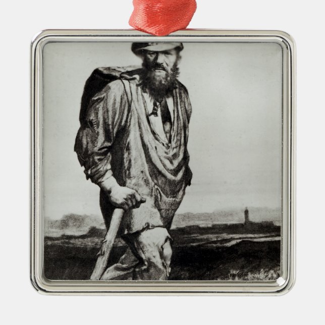 Ornamento De Metal Jean Valjean (Frente)