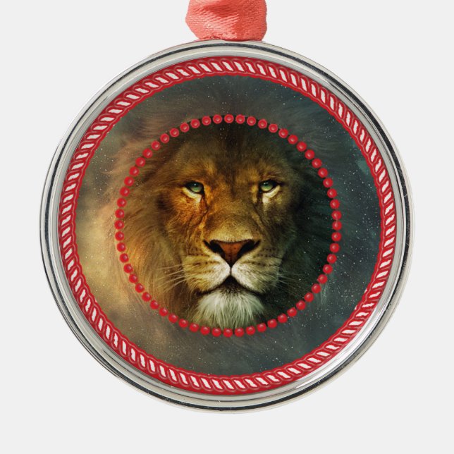 Ornamento De Metal Jesse Lion Ornament #1 (Frente)