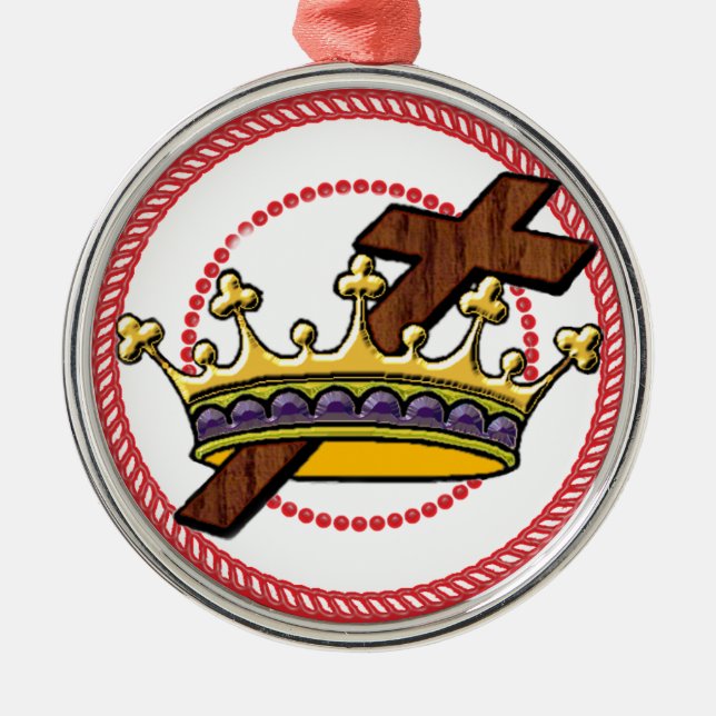 Ornamento De Metal Jesse Tree Crown Ornament #1 (Frente)